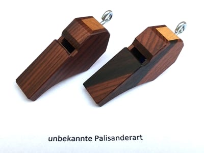 Trillferpfeife, Pfeife, Schüsselanhänger Holz