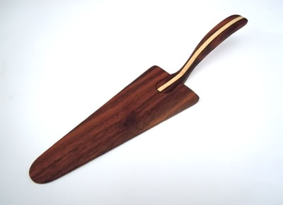 Tortenheber, Kuchenschaufel Holz