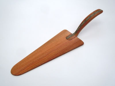 Tortenheber, Kuchenschaufel Holz